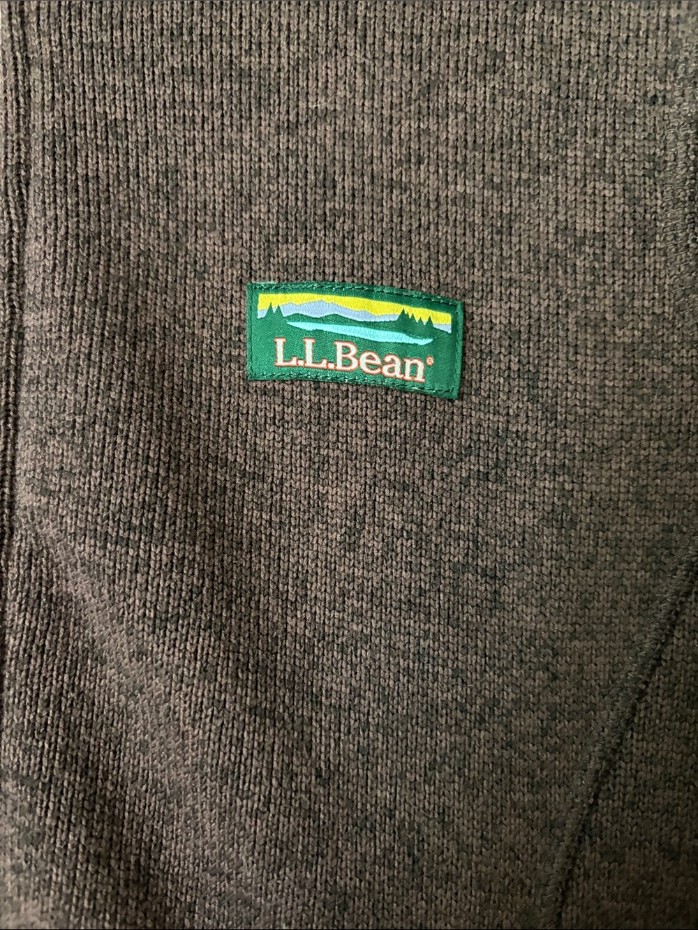 L.L. Bean Sweater Fleece Full-zip Women’s Jacket Size MP - Picture 3 of 8